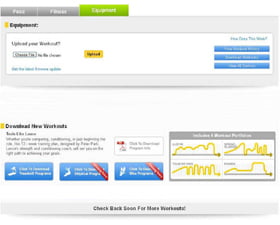 WEB on-line сервис LiveStrong.com для загрузки, сохранения и анализа персональных тренировочных данных