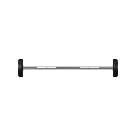 Штанга фиксированная обрезиненная 15 кг. Matrix MAC-15RUB-BBST-R | Matrix Fitness | mtrx-fitness.ru