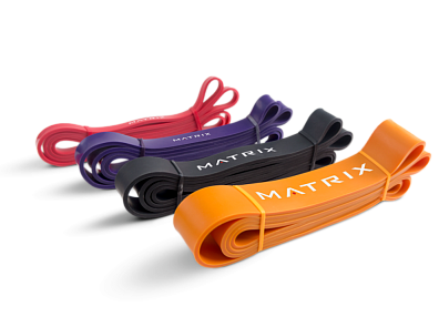 Эспандер 13 мм, красный Matrix MAC-STR-BAND-RED | Matrix Fitness | mtrx-fitness.ru