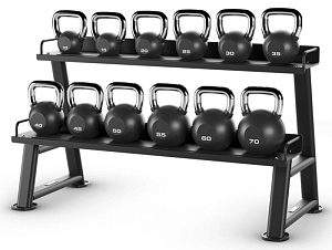 Стойка для гирь, 2-ярусная. Matrix MAC-KB-RAC | Matrix Fitness | mtrx-fitness.ru