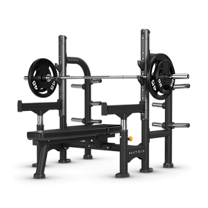 Скамья горизонтальная для жима со страховочными упорами Matrix Magnum MG-A78S | Matrix Fitness | mtrx-fitness.ru