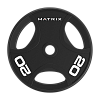 Диск обрезиненный 15 кг. Matrix MAC-15RUB-GP | Matrix Fitness | mtrx-fitness.ru