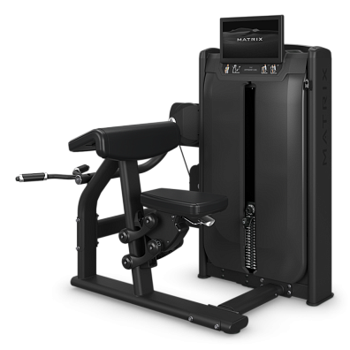 Бицепс сидя с консолью Matrix Onyx Ultra G7-S41-03-OE | Matrix Fitness | mtrx-fitness.ru