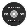 Диск бамперный с уретановым покрытием 20 кг. Matrix MAC-20UREBLK-BP | Matrix Fitness | mtrx-fitness.ru