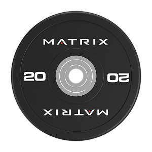 Диск бамперный с уретановым покрытием 20 кг. Matrix MAC-20UREBLK-BP | Matrix Fitness | mtrx-fitness.ru