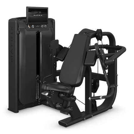 Независимая бицепс-машина с консолью Matrix Onyx Ultra G7-S40-03-OE | Matrix Fitness | mtrx-fitness.ru