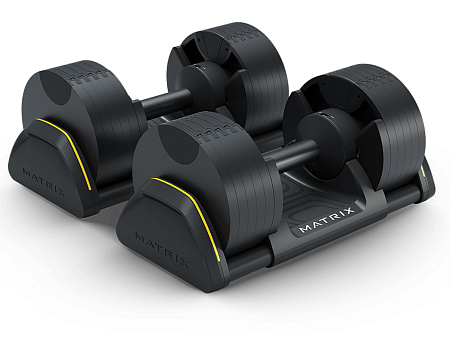Гантель наборная (пара) 20 кг. Matrix DB20 | Matrix Fitness | mtrx-fitness.ru