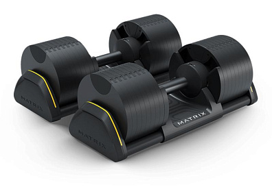 Гантель наборная (пара) 32 кг. Matrix DB32 | Matrix Fitness | mtrx-fitness.ru