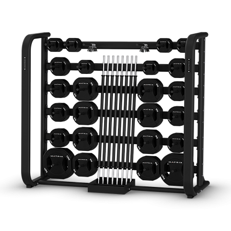 Стойка для бодипампов на 20 комплектов. Matrix MAC-GROUPX-RACK | Matrix Fitness | mtrx-fitness.ru