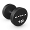 Гантели с уретановым покрытием, 10 кг. Matrix MAC-10URE-STUDB | Matrix Fitness | mtrx-fitness.ru