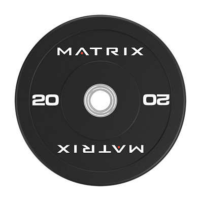 Диск бамперный обрезиненный тренировочный 5 кг. Matrix MAC-05BK-PLT-TRAIN | Matrix Fitness | mtrx-fitness.ru