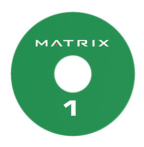 Диск обрезиненный тренировочный 1 кг. (зеленый) Matrix MAC-1.0CDISC-TRAIN | Matrix Fitness | mtrx-fitness.ru